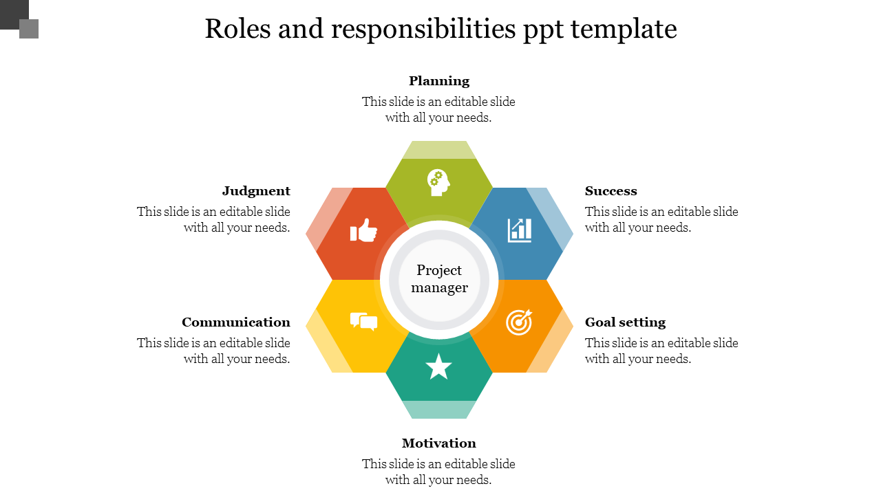 Best Roles And Responsibilities PPT Template Designs
